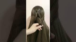 Easy Hairstyle#short#youtubeshort#style45