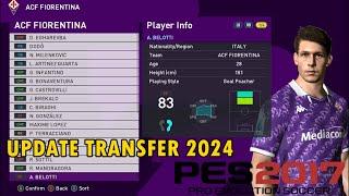 PES 2017 OPTION FILE UPDATE TRANSFER 2024 FOR SMOKE PATCH