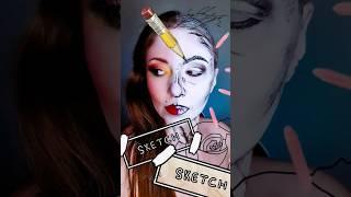ПИШИ ВО СКОЛЬКО СМОТРИШЬ ЭТО ВИДЕО? || Выкладываю в 14:28️ #грим #макияж #shorts #рисунок
