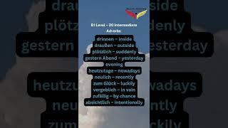German Adverbs for B1 Learners  #deutschlernen #germangyan #languagelearning #education