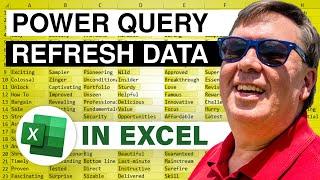 Excel - Refresh Data with Power Query - Episode 1914