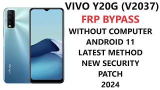 VIVO Y20G (V2037) FRP BYPASS BY UNLOCK TOOL ANDROID 11 II EASY METHOD 2024