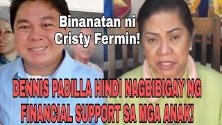 Cristy Fermin binunyag na HINDI nagbibigay ng sustento si Dennis Padilla sa mga anak nito