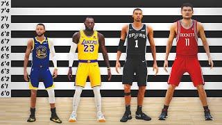 The NBA, But Every Height is a Team