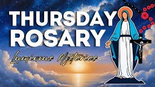 TODAY HOLY ROSARY: LUMINOUS MYSTERIES, ROSARY THURSDAY  NOVEMBER 7, 2024 VIRTUAL #holyrosarytoday