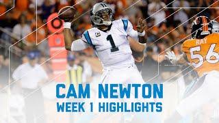 Every Cam Newton Throw & Run | Panthers vs. Broncos | NFL Week 1 Player Highlights