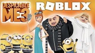 DESPICABLE ME 3 Roblox Adventure Obby - ESCAPE THE MINIONS!