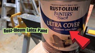 Rust-Oleum Latex Paint, Quart, Satin Canyon Black Review