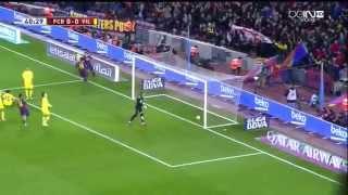 Lionel Messi Goal - FC Barcelona vs Villarreal 3-1 - Copa del Rey Semifinal - 2/11/15