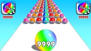 Ball Run  2048 game play no 104।।Infinity Run game।।gaming video।। #ballrun2048 #ballrun #gaming