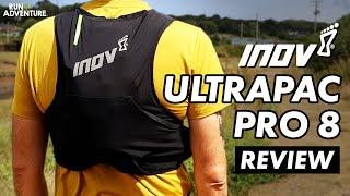 inov-8 ULTRAPAC PRO 8 Hydration Pack Review | Better than Salomon ADV Skin 12 Set? | Run4Adventure