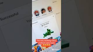 How to get robux for free #robuxgiveaway #roblox #robloxshorts