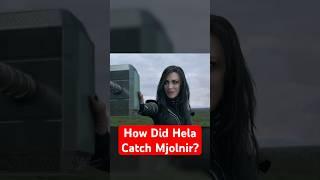 Why Can Hela Catch Mjolnir? #marvel