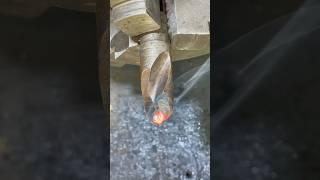 RECUPERANDO BROCA #usinagem #tornocnc #metal #wood #torno #welding #machine #machining #wood