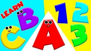 ABC Phonics Song For Kids and 123 | A For Apple | Alphabet Song | English Alphabets | ABC For Kids