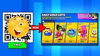 Free Kenji And Daily Gifts QR Code! New Brawl Stars QR Codes 2024 - Free Gifts 