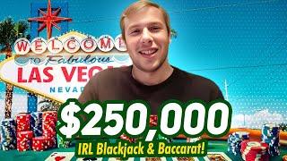 Cody (Xposed) $250K Blackjack & Baccarat Session at Vegas High Limit!