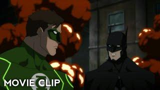 Green Lantern & Batman vs Evil Batman Fight Scene | Justice League War (2016) Movie Clips