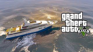 GTA 5 - GTA V Mods | Drivable Yacht IV [Add-On] 2.0 Mod Gameplay! (GTA V - PC)
