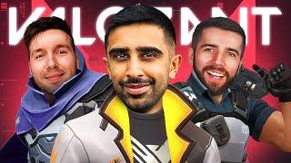 MY FIRST VALORANT RANKED GAME! ft. Zerkaa & Callux