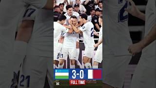 ЖЧ-2026 саралаши. Ўзбекистон Қатарни йирик ҳисобда мағлуб этди #football #uzbekistan #qatar