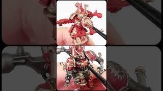 Learn how to paint Khorne berzerkers for warhammer 40k #shorts #warhammer