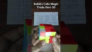  Rubik's Cube Magic Tricks (Part-30) #shorts #magictrick #robaxcubeking