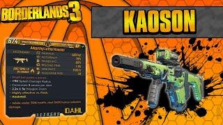 Borderlands 3 | Kaoson Legendary Weapon Guide (Explosion Spam!)