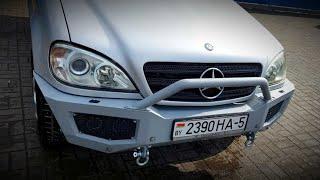 Силовой бампер на Мерседес МЛ / Custom bumper Mercedes ML 163