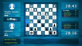 Chess Game Analysis: Heyder Seyidov - rajundeti, 0-1 (By ChessFriends.com)