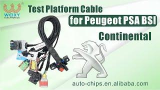 Test Platform Cable For Peugeot Psa Continental Type