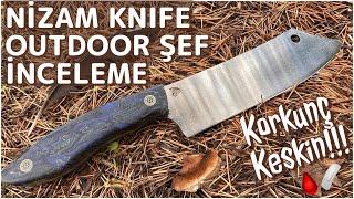 Nizam Knife Outdoor Şef Bıçağı İnceleme - Videoya Özel Şef Bulup Yemek Yaptırdık !