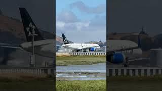 Full Power UA (Star Alliance Livery) Boeing 757-200 Takeoff at SFO!