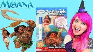 Coloring Moana JUMBO Magic Ink Coloring Book | Imagine Ink Marker