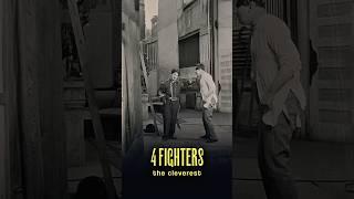 Charlie fighting with 3 others