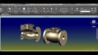 AutoCAD 3D - Globe Valve (body) Tutorial