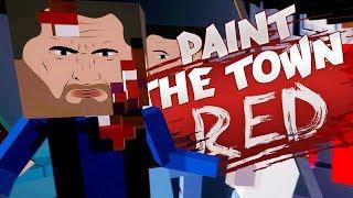 Играю с другом в PAINT THE TOWN RED!!!