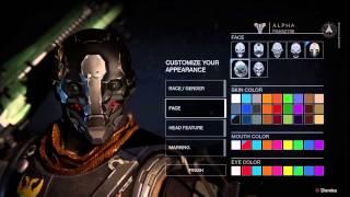 Destiny Alpha Character Creation/ Customization