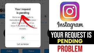 Instagram "Your Request Is Pending" Problem Solution | Instagram Your Request Is Pending Error 2025