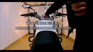 Macbor XR1 Riding in La Granja, SEGOVIA