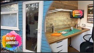 Building MY DREAM Studio Hobby Space from a Garden Shed!