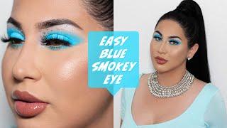 EASY BLUE SMOKEY EYE | Ashley Rosales