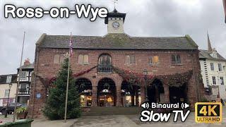 Walking a Short Loop of Ross-on-Wye Town Centre - Slow TV