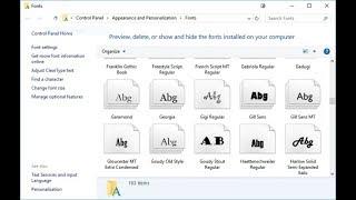 How to Change Default System font in Windows 10/8.1/8/7