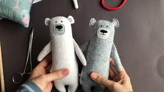 Скандинавские мишки из фетра #1 | Легкий пошив | Scandinavian Felt Bears Sewing