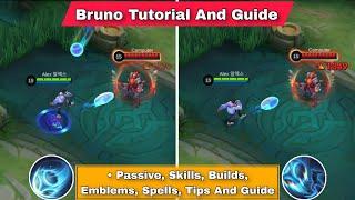 How To Use Bruno Mobile Legends | Advance Tips And Guide