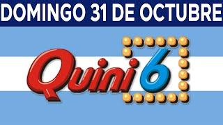 Resultados del sorteo Quini 6 del Domingo 31 de Octubre del 2021