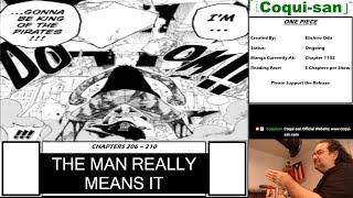 Writer Reads One Piece | Chapters 206 - 210 | Jumbo Size Edition!