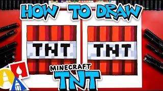 How To Draw Minecraft TNT