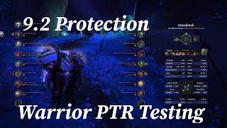 9 2 PTR Protection Warrior Testing